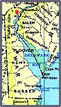 Map of Delaware