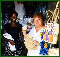 Marcia and local vendor