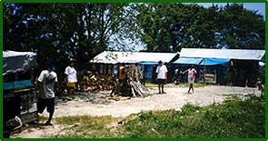 Local market by the side of the road