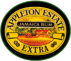 Appleton Estate Jamaica Rum label