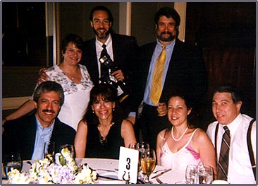 Hal, Susan, Lorraine, Jeff / Heidi, Chip, Sheldon