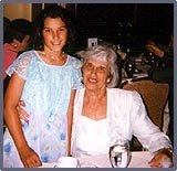 Simone (flower girl) with Mom C
