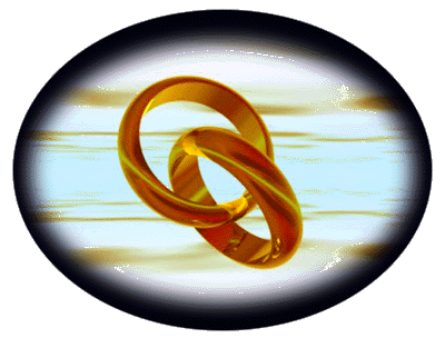 Interlocked wedding bands