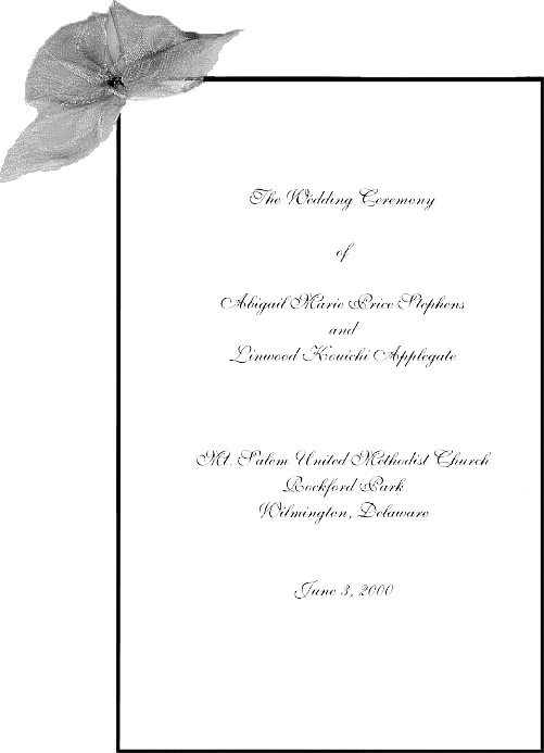 Program Cover