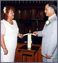 Lighting of the Unity Candle