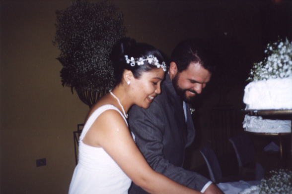 Nosso bolo de casamento.