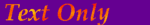 Text Only List