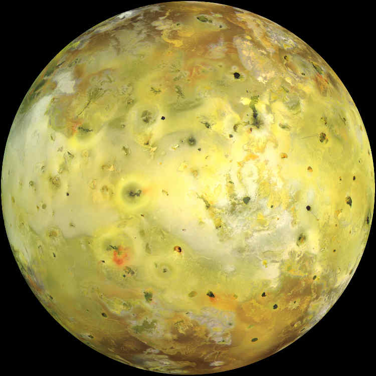 Galileo spacecraft true-color image of Io Galileo spacecraft true-color image of Io
