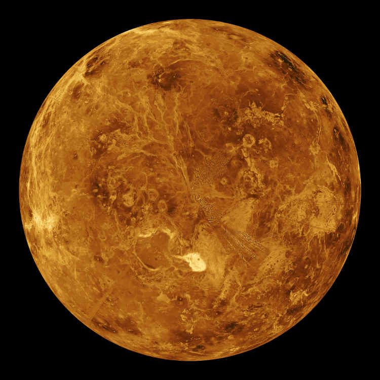 The North Pole of Venus Image Credit: SSV, MIPL, Magellan Team, NASA