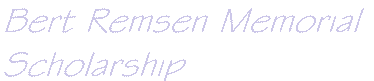 Bert Remsen Memorial