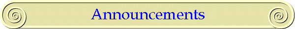 Announcements