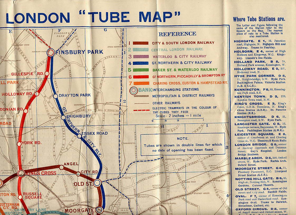 cover of folded map