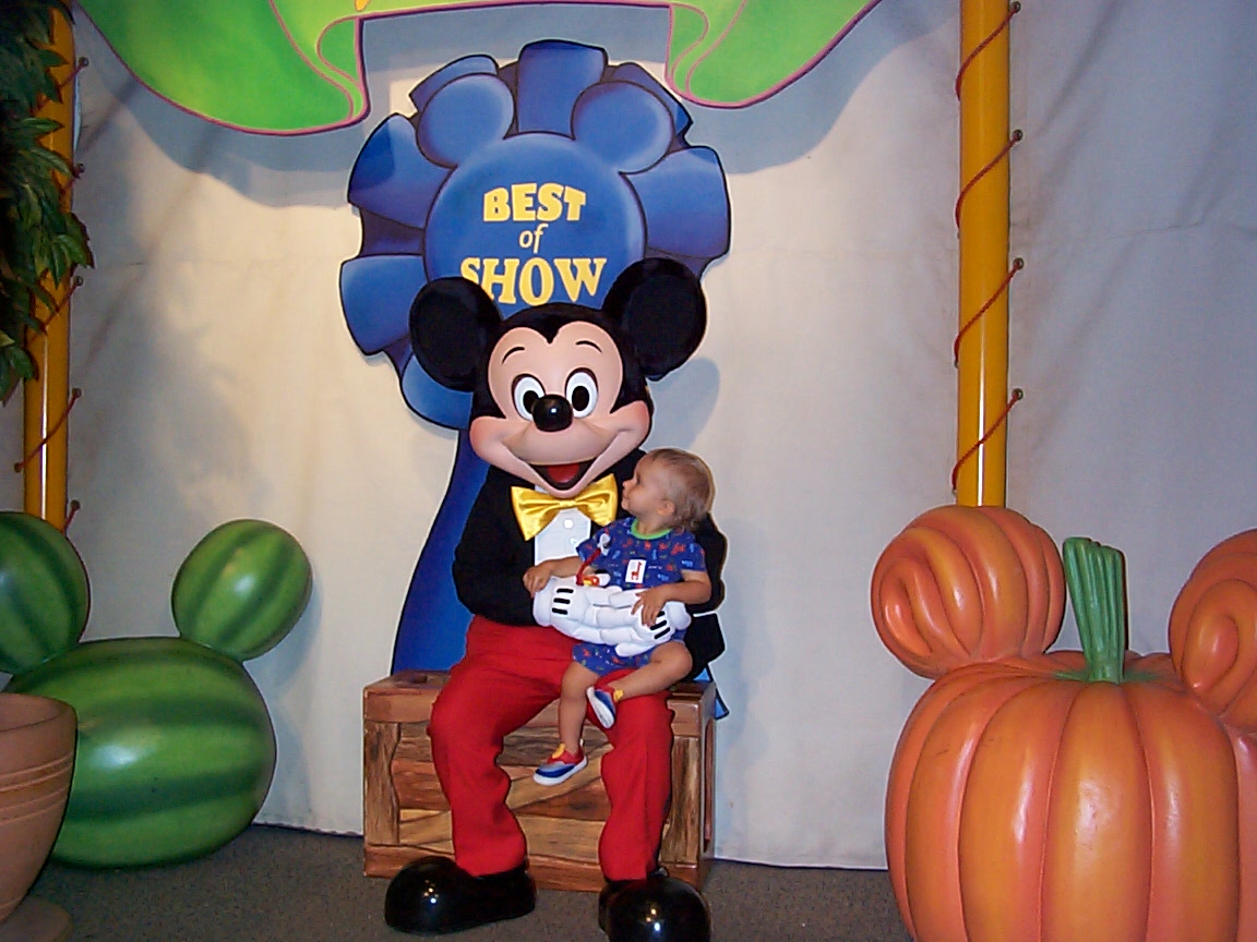 PRESTON WITH MICKEY MOUSE!!!