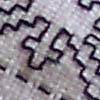 Blackwork handkerchief started
