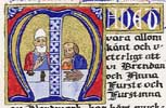 My sixth scroll, initial M