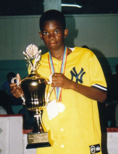 Wheatley Williams 2002 (U-15) Champion from St. Kitts, and Shot-putter from Anguilla
