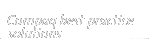 Compaq best practice solutions