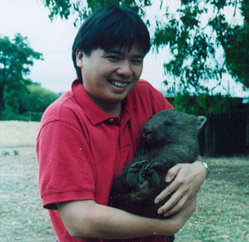 andrew and wombat