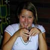 jo drinking wine