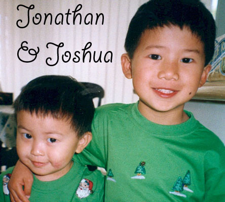 Five photos of my family members