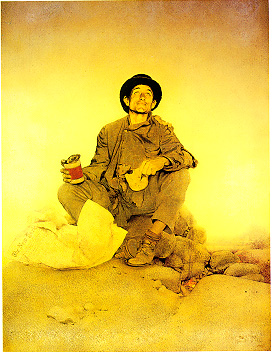 The Tramp's Thanksgiving by Fredrick Maxwell Parrish