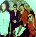 A slick looking Liberty in the 90's. Liberty left to right: David Lyall, Jamie Nutt, Kevin Sutherland (kneeling), Frankie B, Glen Scott