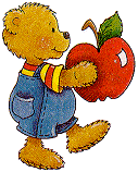 Bear with Apple