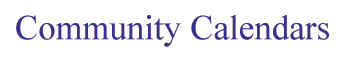 Community Calendars