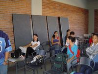 Esperando al conferencista