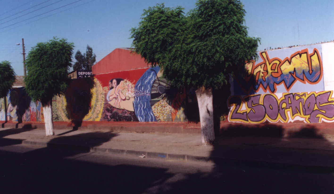 Murales en las calles de Coelemu