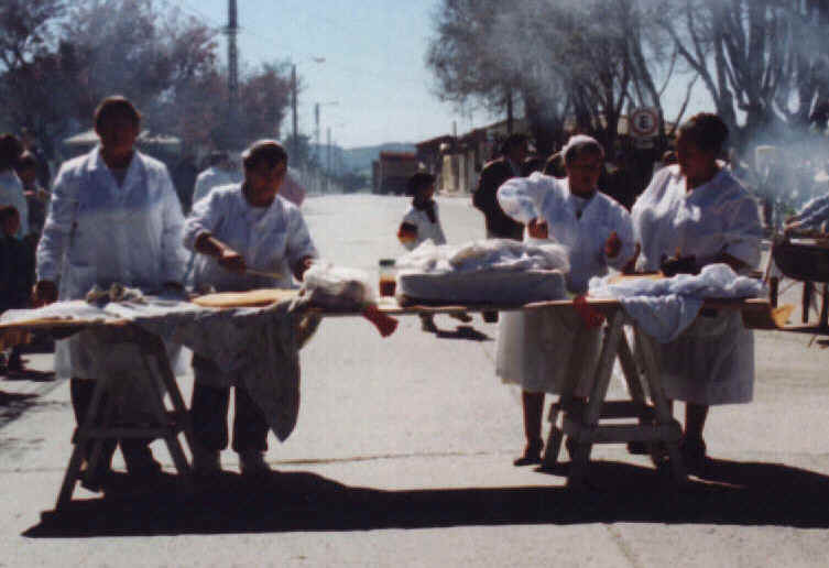 Las tradicionales tortillas de Coelemu