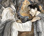 Gandalf and Faramir, by AK Eismann