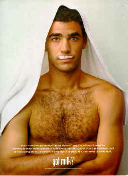 Pete Sampras in Got Milk? ad.