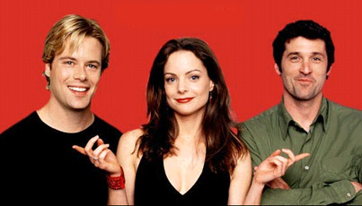 Brad Rowe, Kimberly Williams-Paisley and Patrick Dempsey star in Lucky 7.