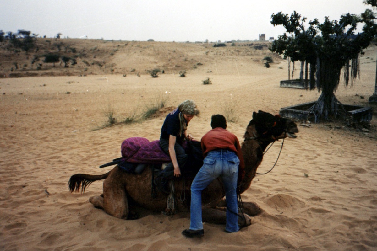 Getting of and on the camel was the best part.