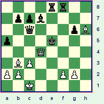 Black signals his surrender ... his King is toast. (acg-Stein_diag08.gif, 09 KB)