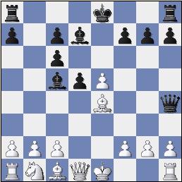 Black just played a very aggressive Queen move. (lich-morp1-b10.jpg,  25KB)