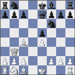   Black just played ...Qe7; and blocked in his own KB, but it was the only defense.  