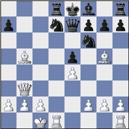  Black just played his Queen's Rook over, defending the Knight on d7.  Black is woefully tied up. 