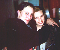 Angie on the left, I'm on the right. 