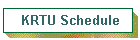 KRTU Schedule