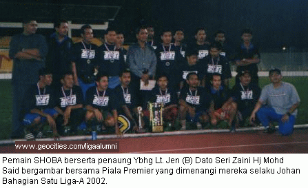 JUARA PIALA PREMIER 2002 - SHOBA