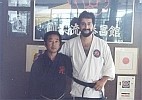El Maestro Manuel Antonio Garcia con el Maestro Masajiro.