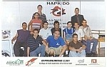 La Liga difundiendo el HapKiDo en ExpoSeguridad 2001.