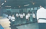 Uno de los grupos de ni�os al iniciar una clase...