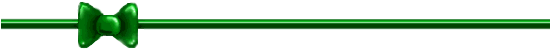 green bow ribbon divider