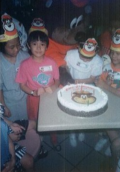 cutting cake