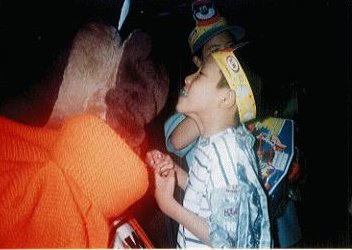 kissing mr bear