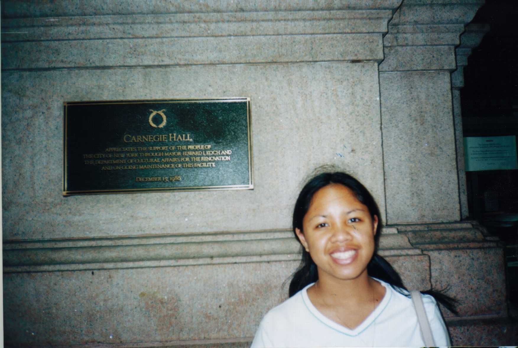 How did I get to Carnegie Hall? Not practice... just walking =)
