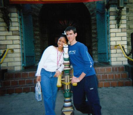 My tall skinny white boy and me =D... aren't we so cute?